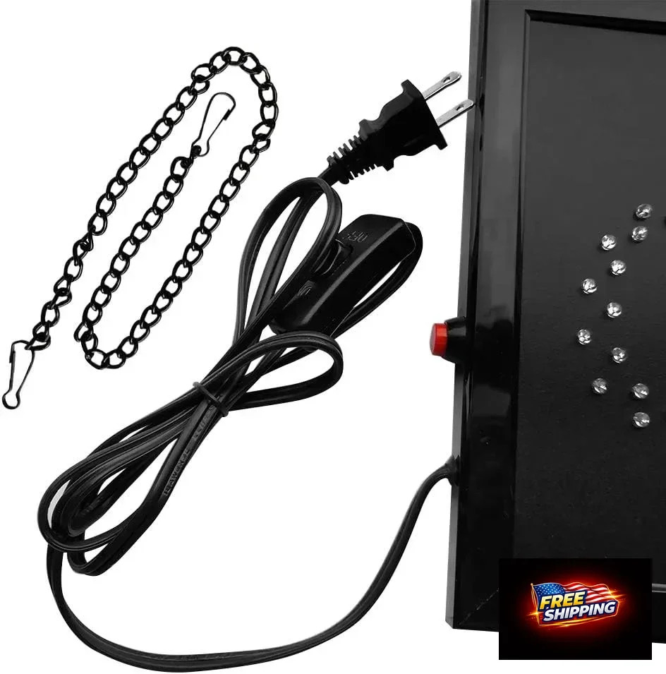 Boshen Led Open Signs Decor for Business Mart Shop Store Bar Cafe Barber ATM Now