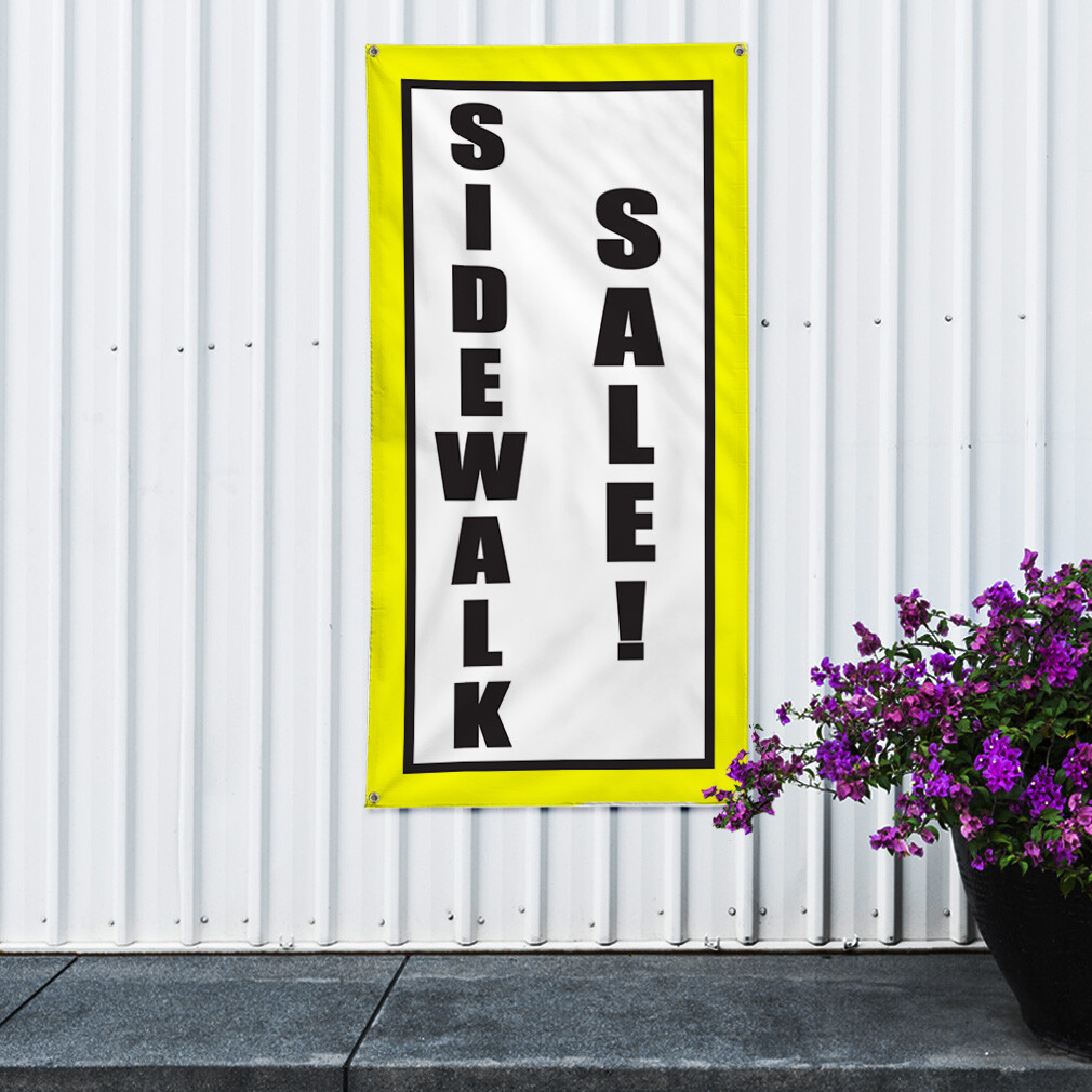 Vertical Vinyl Banner Multiple Sizes Sidewalk Deal! Promotion Business Business