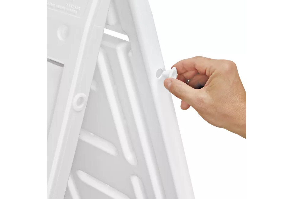 Plastic A-Frame Sign – Deluxe, 24 x 36&Prime;, White – Uline H-7902W