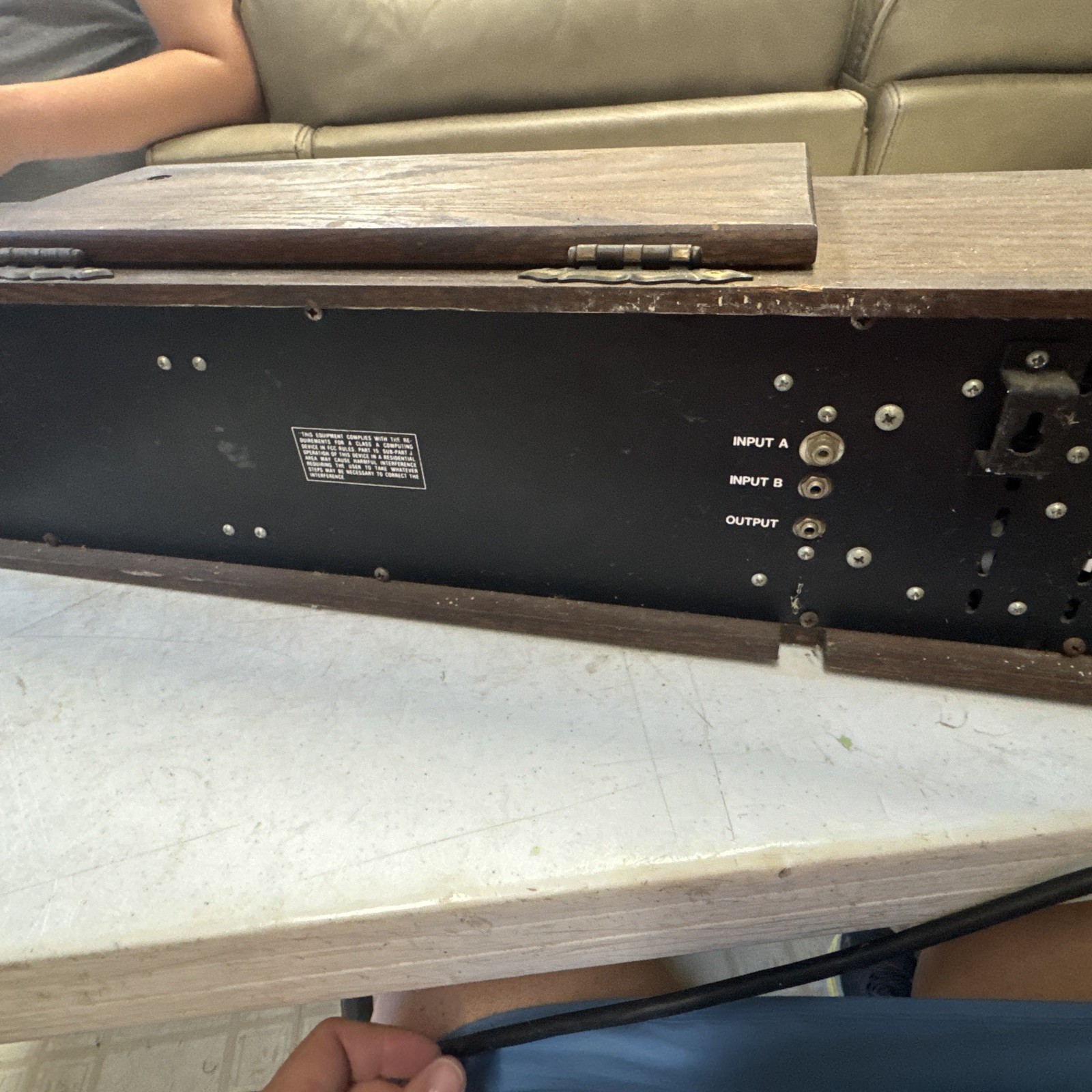 Vtg 80s Superscan Display Console PA-300 Message Display Sign Digital 34”