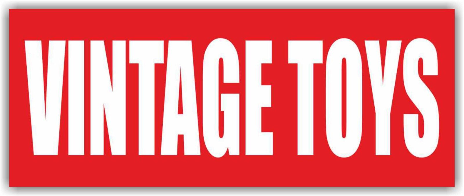 VINTAGE TOYS Advertising Banner Vinyl Mesh Sign ANTIQUE STORE COLLECTIBLES Shop
