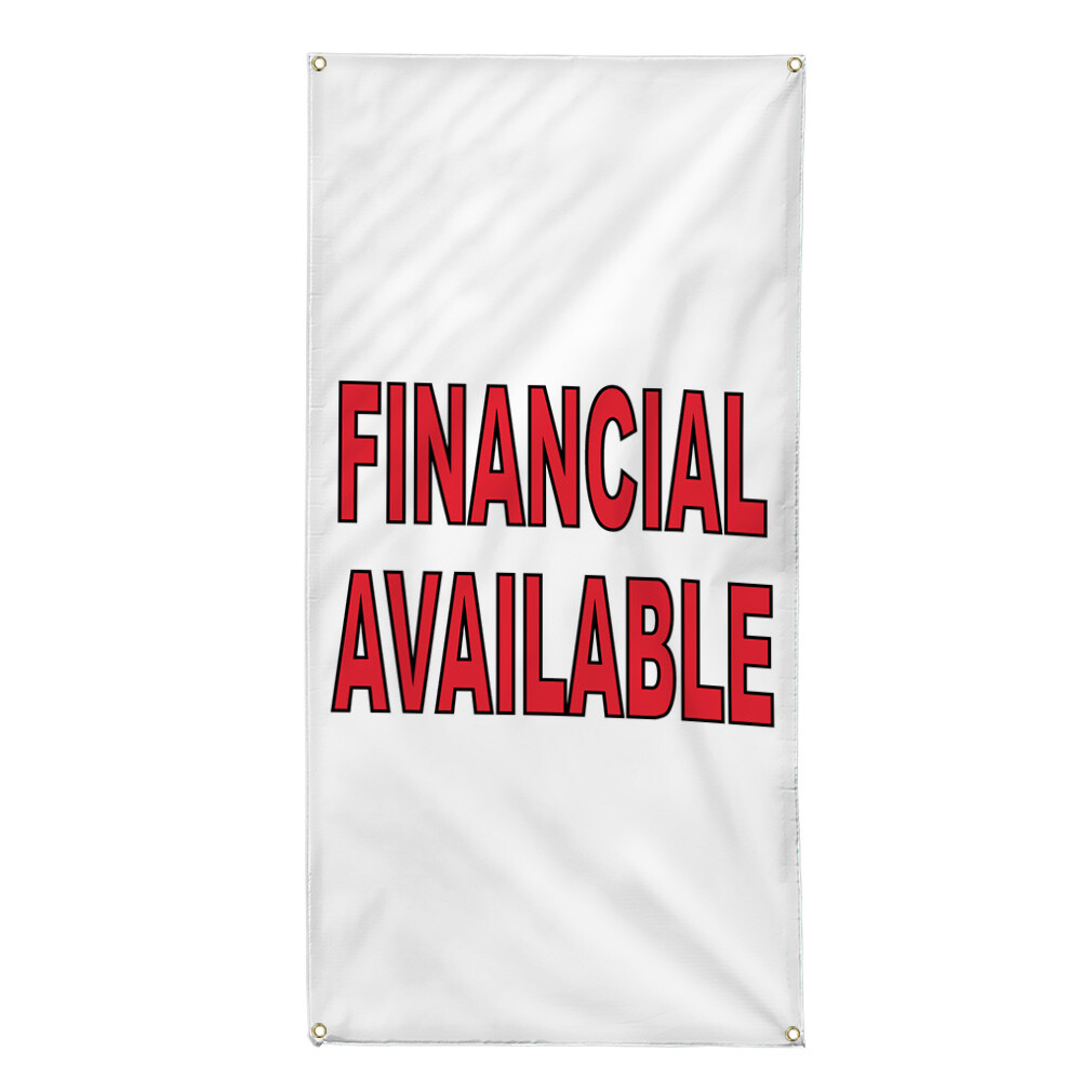 Vertical Vinyl Banner Multiple Sizes Business Weatherproof Industrial Yard Signs