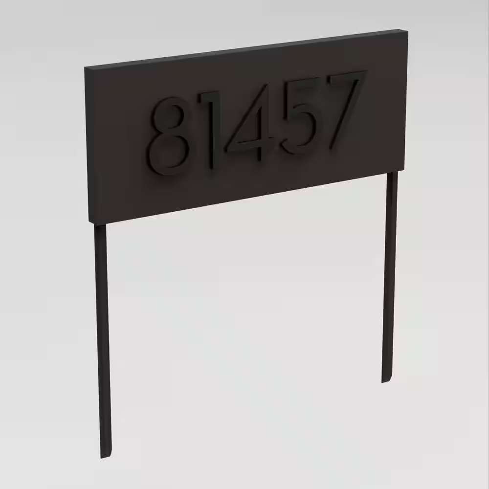 Hi Neighbor Rectangle Address Yard Sign