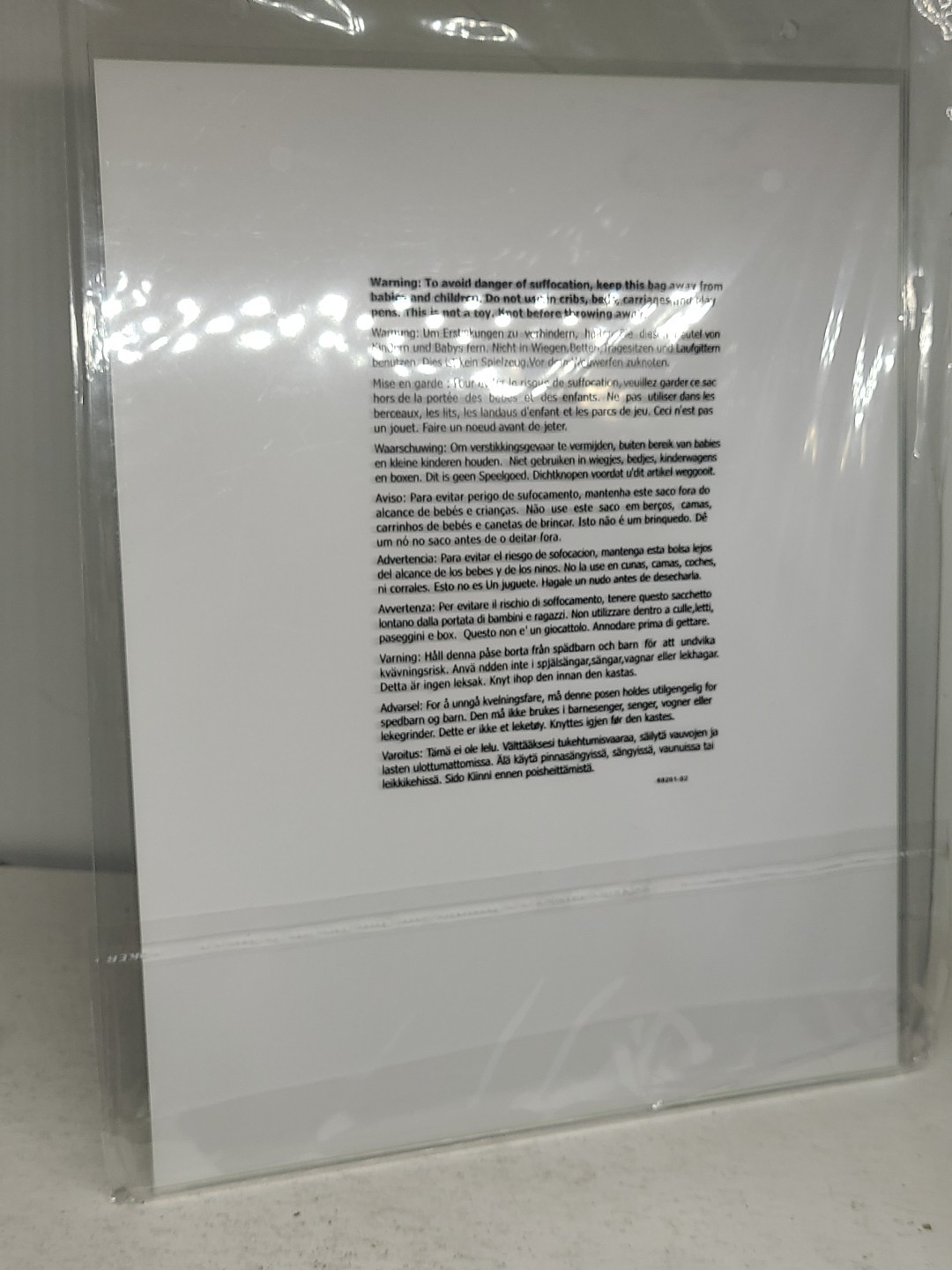 Staples Wall Mount Sign Holder Clear Plastic 8.5&Prime; x 11&Prime;
