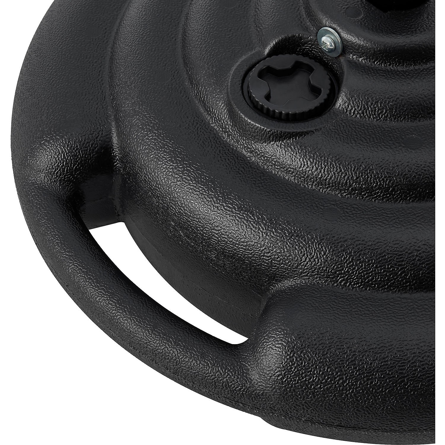 Global Industrial 18&Prime; Diameter Parking Lot Sign Base Black