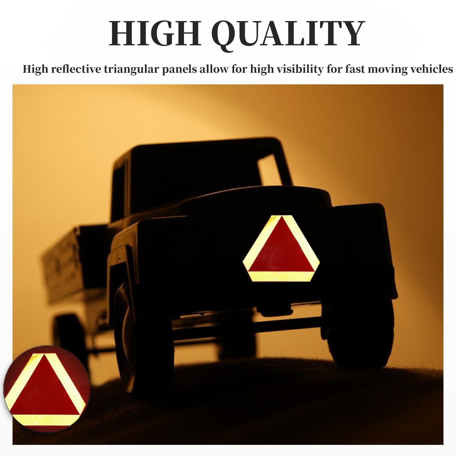 Slow Moving Vehicle Sign,Slow Moving Vehicle Triangle Golf Cart Accessoriesï¼…