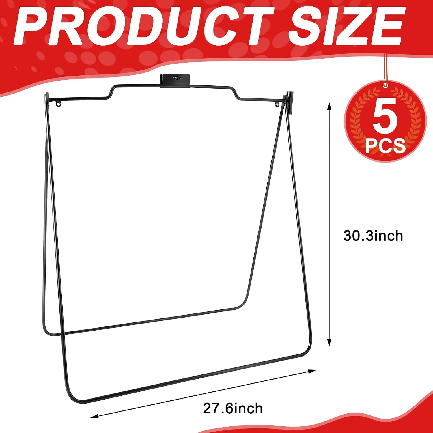 Therwen 5 Pack Open House Signs, Open House Yard Frames, a Frame Metal Stand for