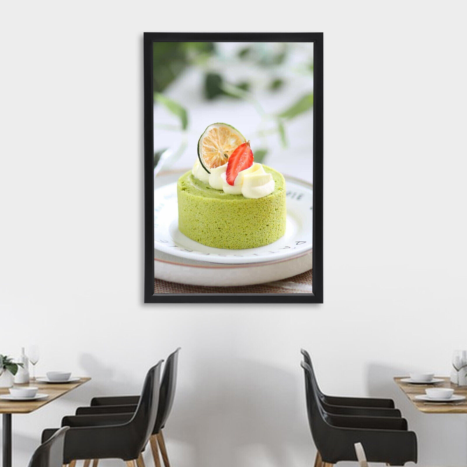 LED Illuminated Wall Mounted Frame Poster Display Board Advertising Display