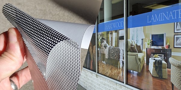 Full Color See Thru Window Vinyl Perforated Window Film – Free Shipping