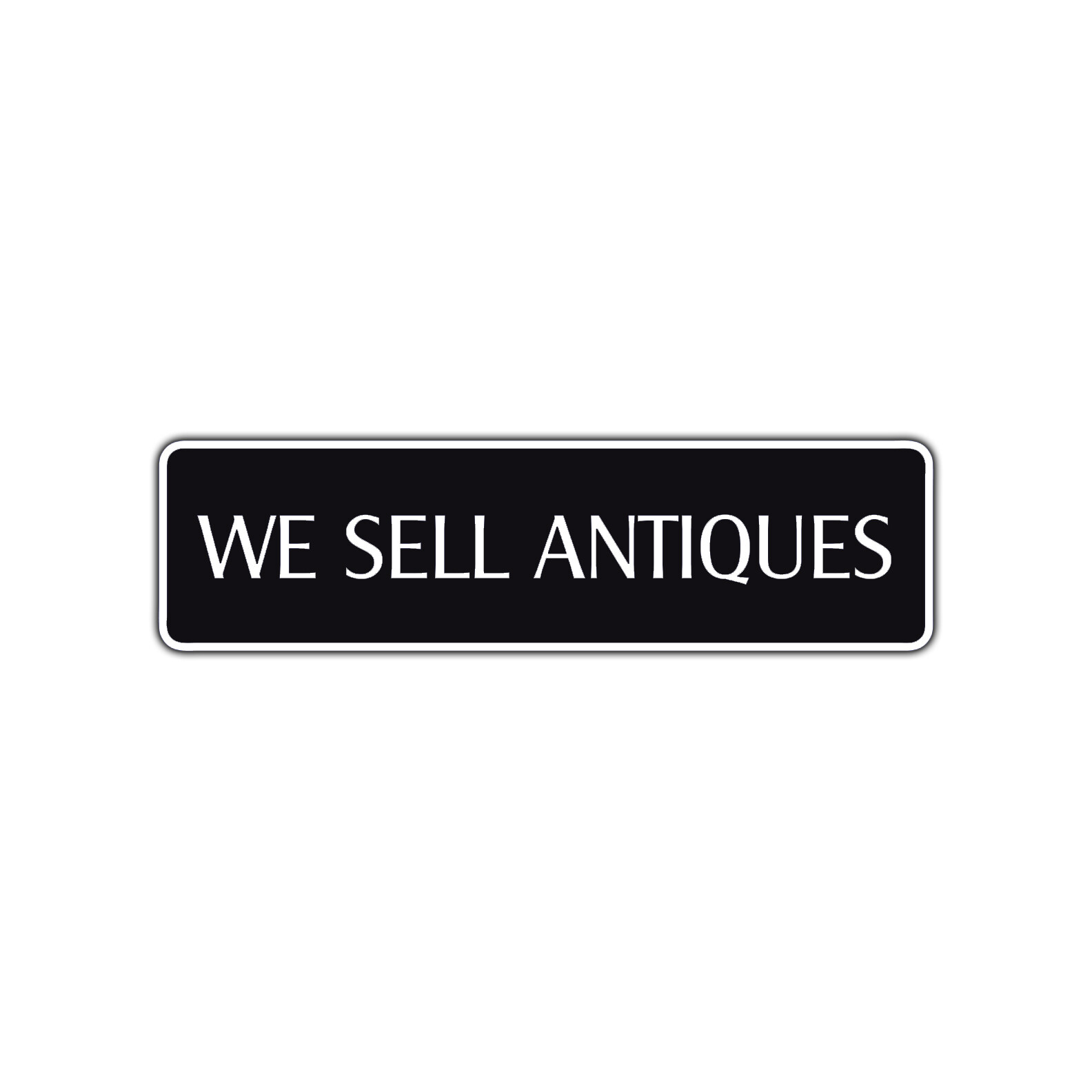 We Sell Antiques Gold Jewelry Coin Wall Decor Novelty Street Aluminum Metal Sign