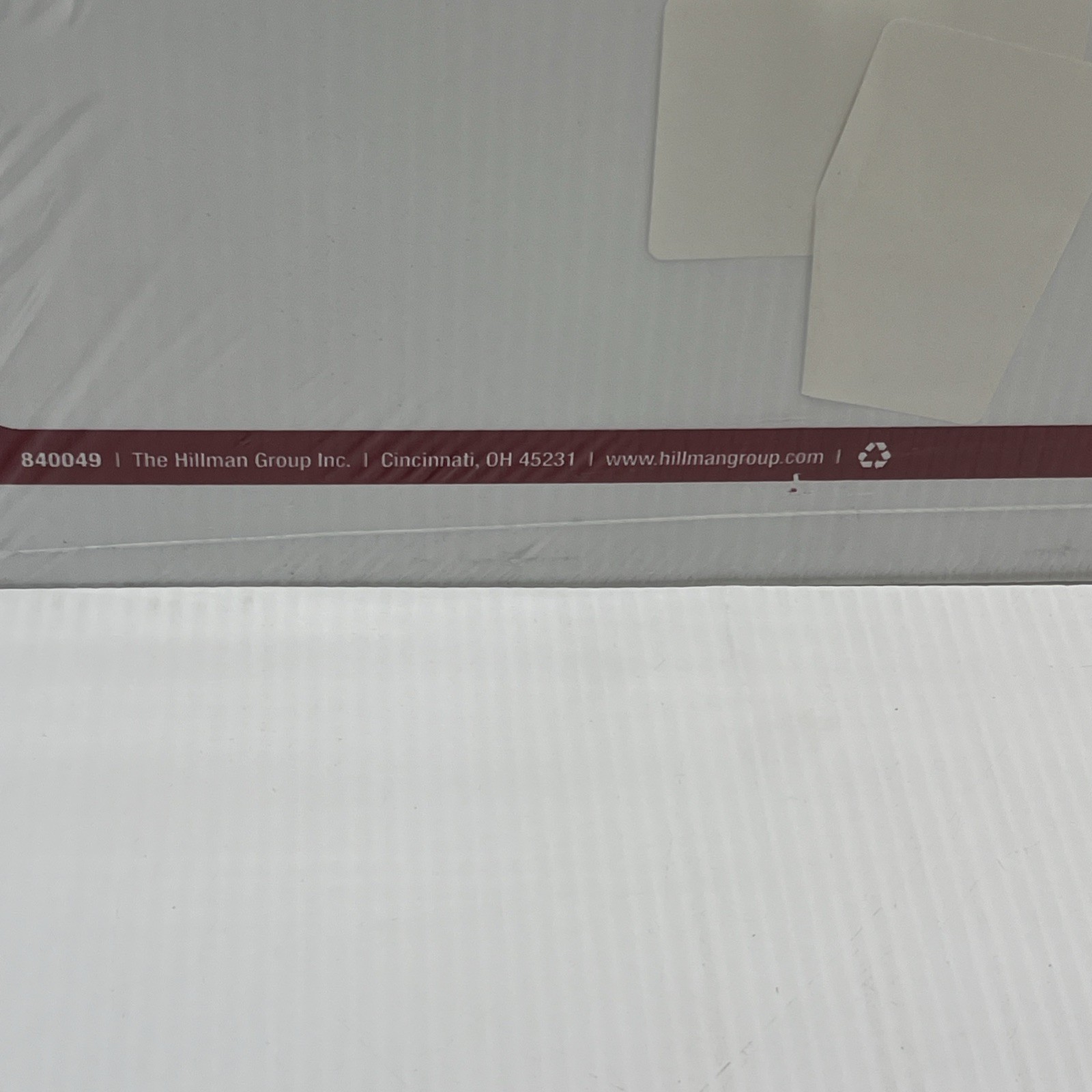 Open House Sign with Metal Stand, Red and White, 20”x 24” 840049. {C8}.