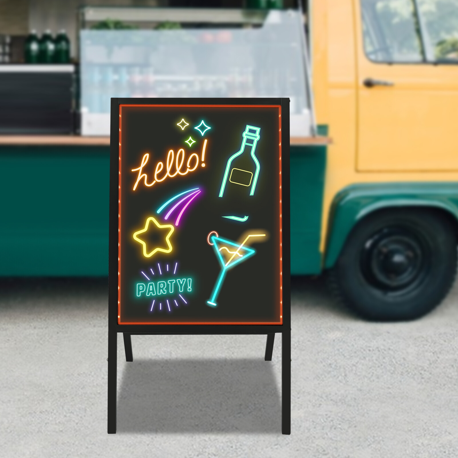 LED Message Writing Board with Remote Control – Customizable Display for Events