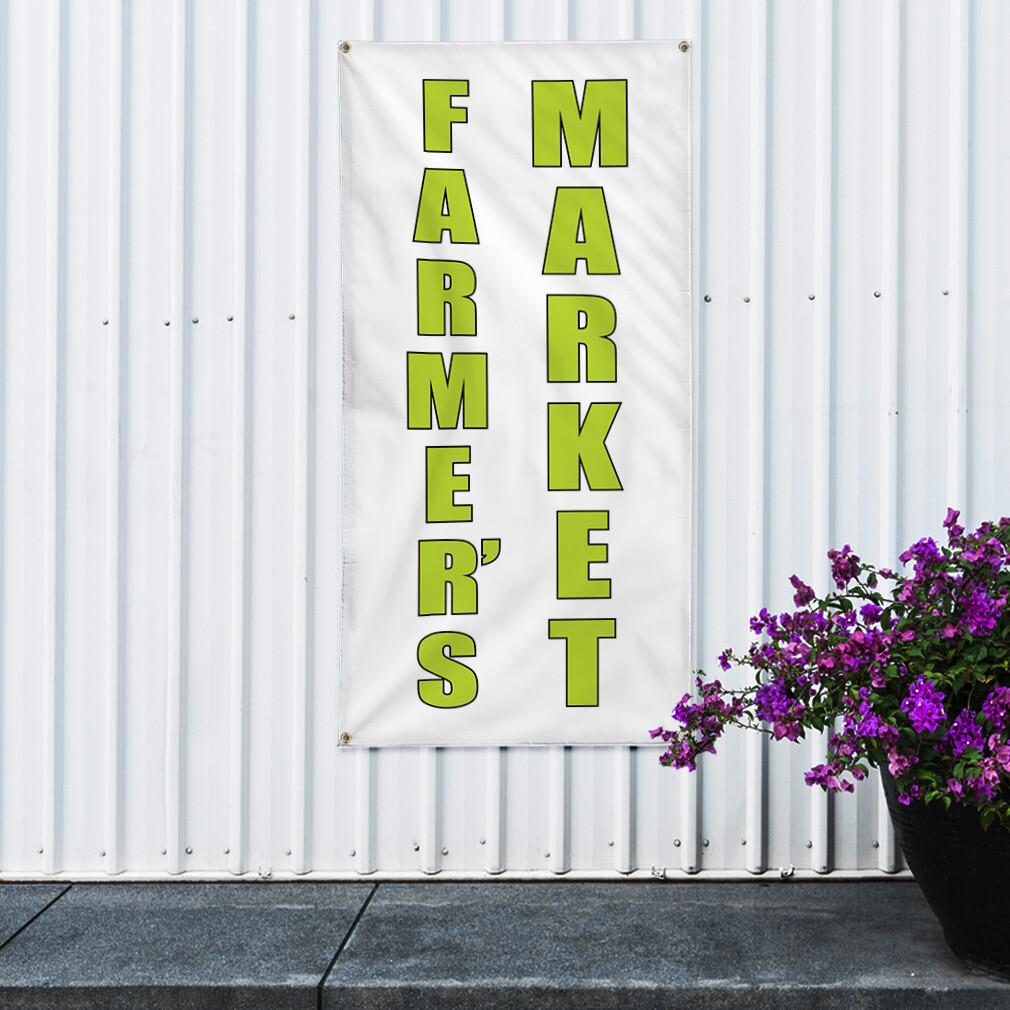 Vertical Vinyl Banner Multiple Sizes Business Weatherproof Industrial Yard Signs