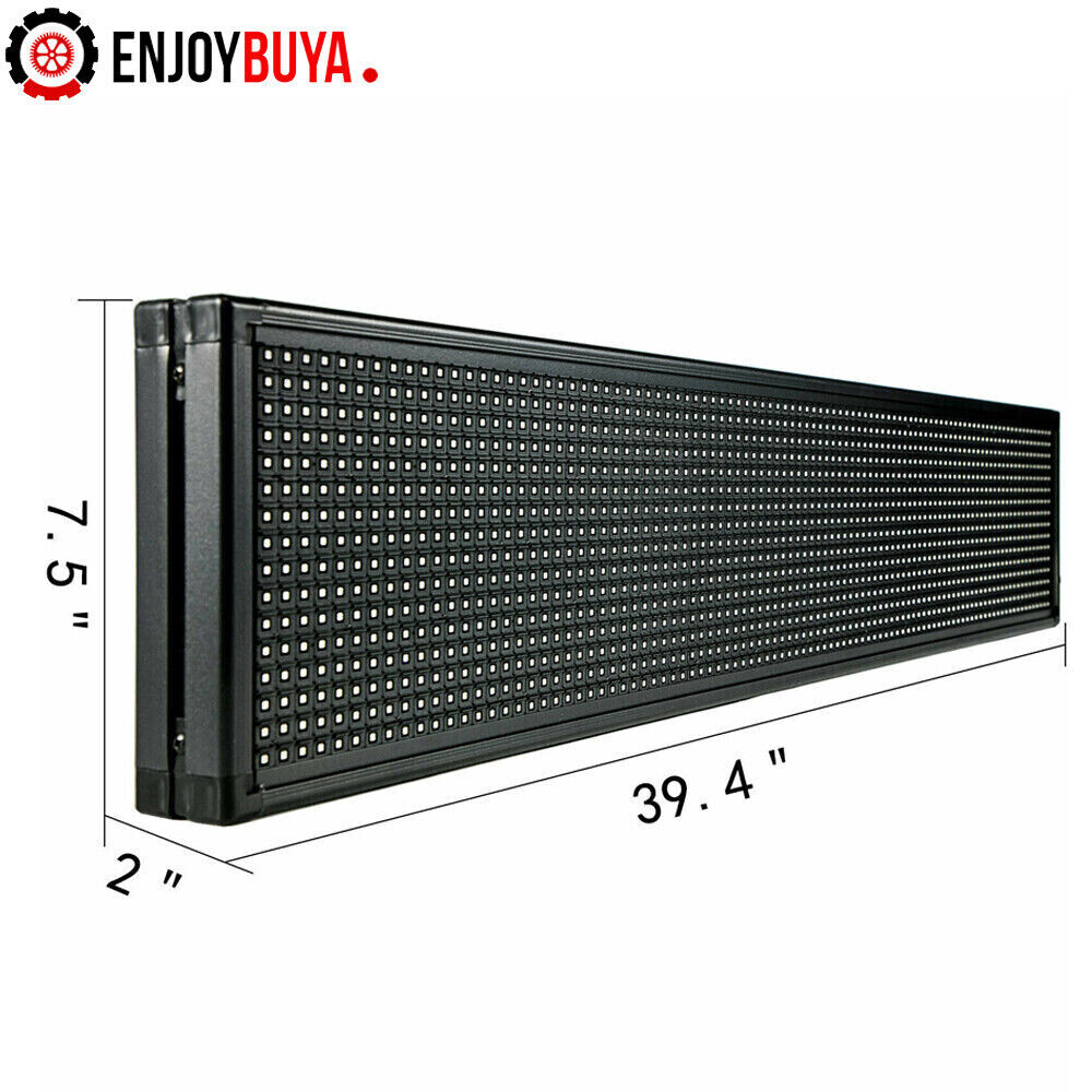 40&Prime;X8&Prime; LED Scrolling Sign Programble Digital Advertising 7-Color Display Board