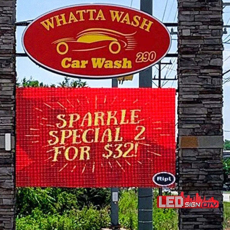 PROGRAMMABLE LED SIGN – 36 inches * 72 inches OUTDOOR Sign Make an offer