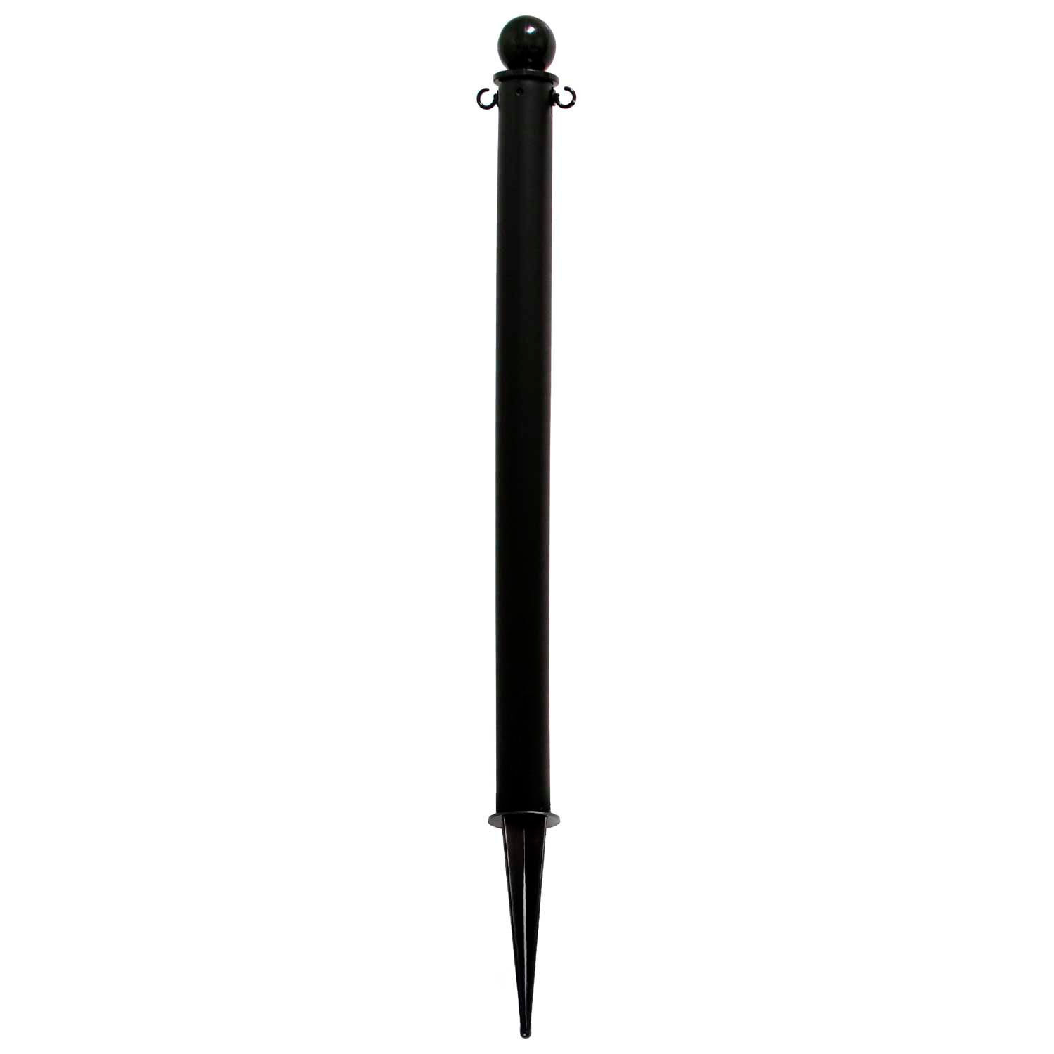 Global Industrial Plastic Ground Pole 35&Prime;H Black