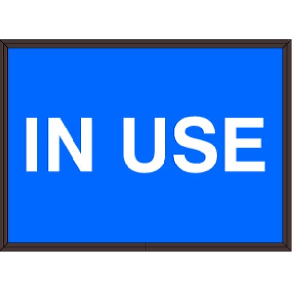 Signal-Tech 38729 SBLF811W-195B/120-277VAC IN USE Indoor LED Backlit Sign