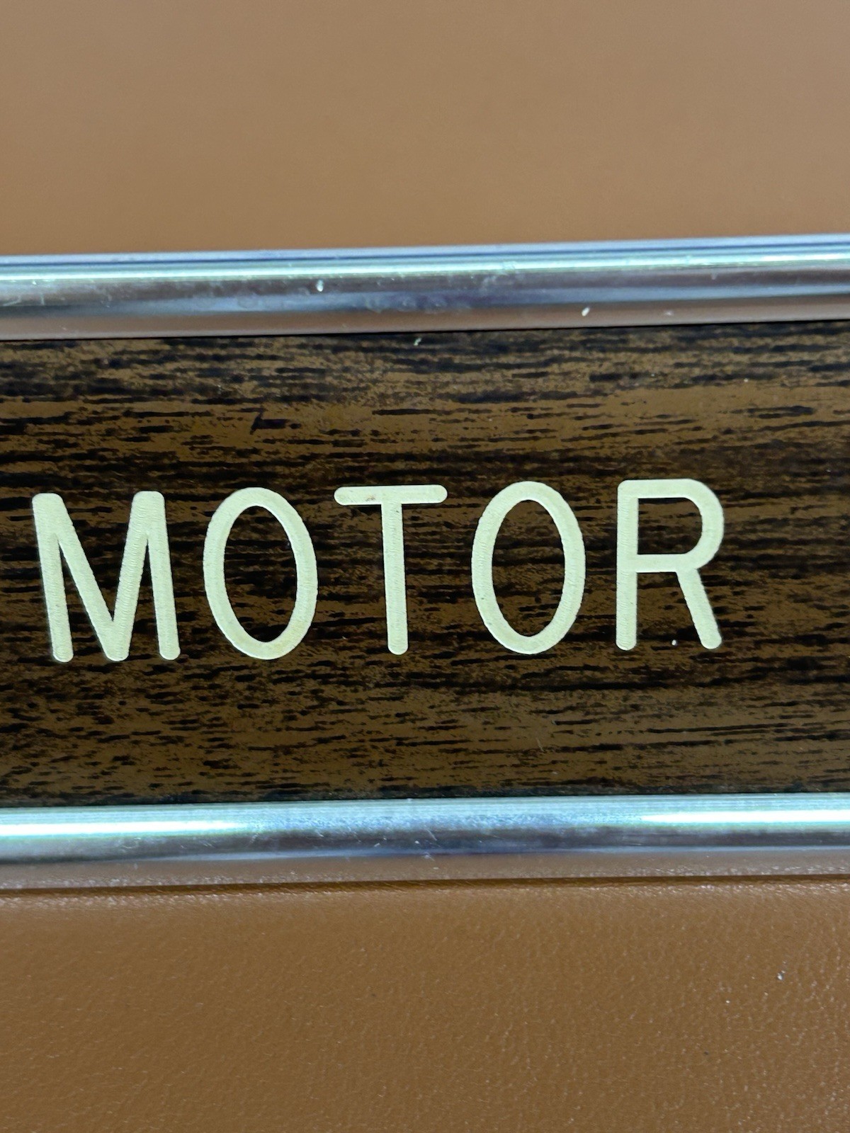 Motor Mouth Office Envy Retro Desk Sign Gag Gift White Elephant Office Humor