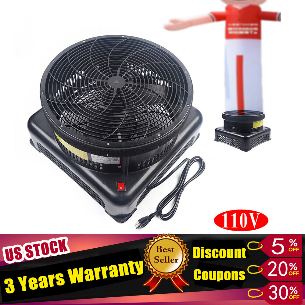 Air Blower Fan For Inflatable Wind Dancer Dancing Tube Man Puppet Fly Guy 550W