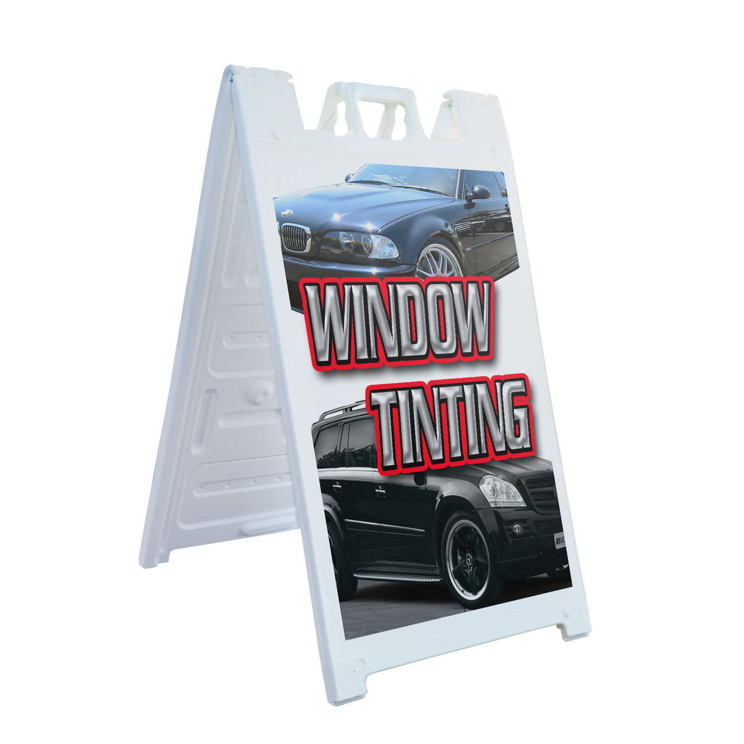 A-frame Sidewalk Window Tinting 24&Prime; x 36&Prime; Double Sided A-Frame Sidewalk Sign