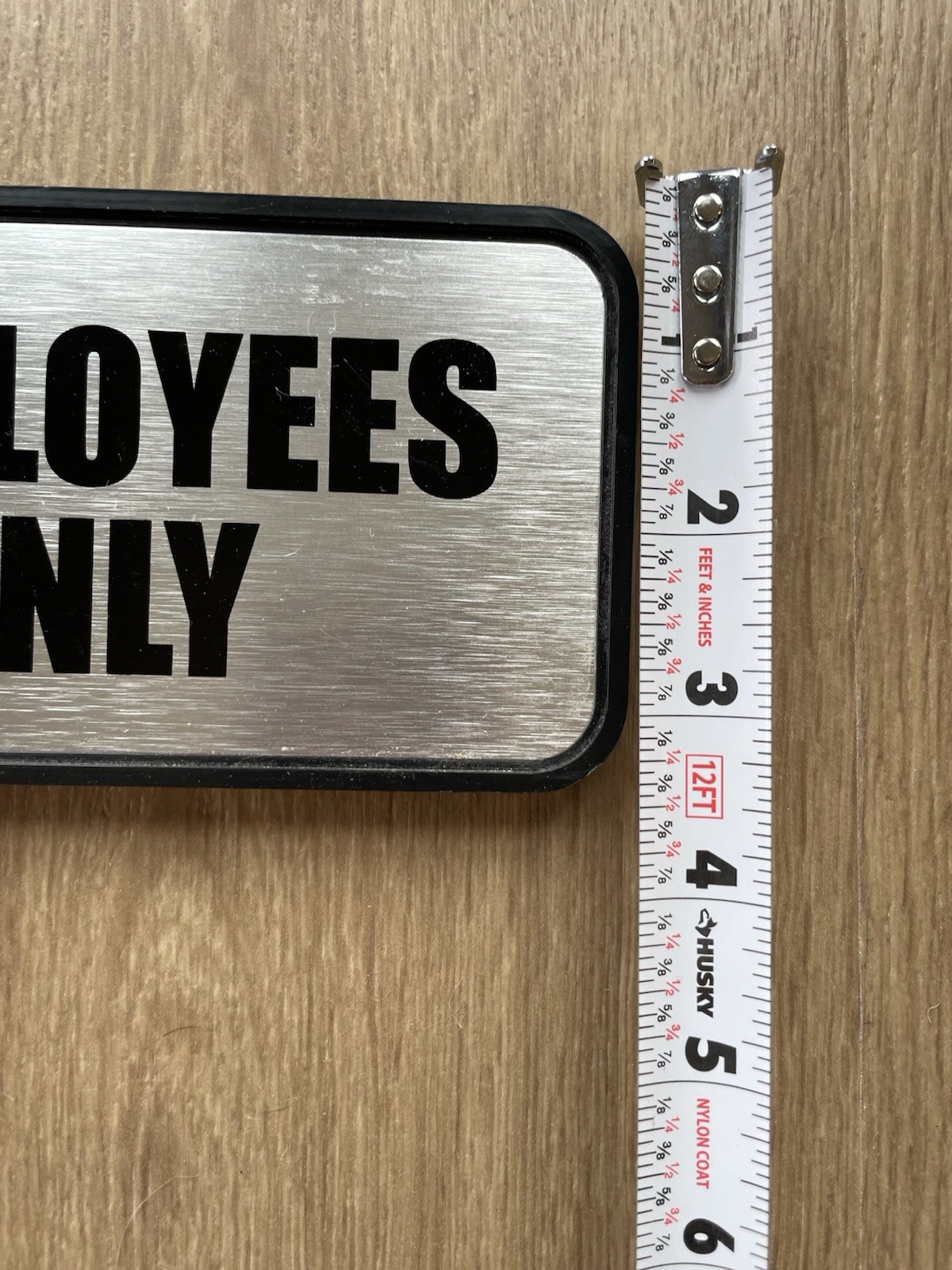 Employees Only Sign 3×9” for Office, Restaurant, Warehouse, Store