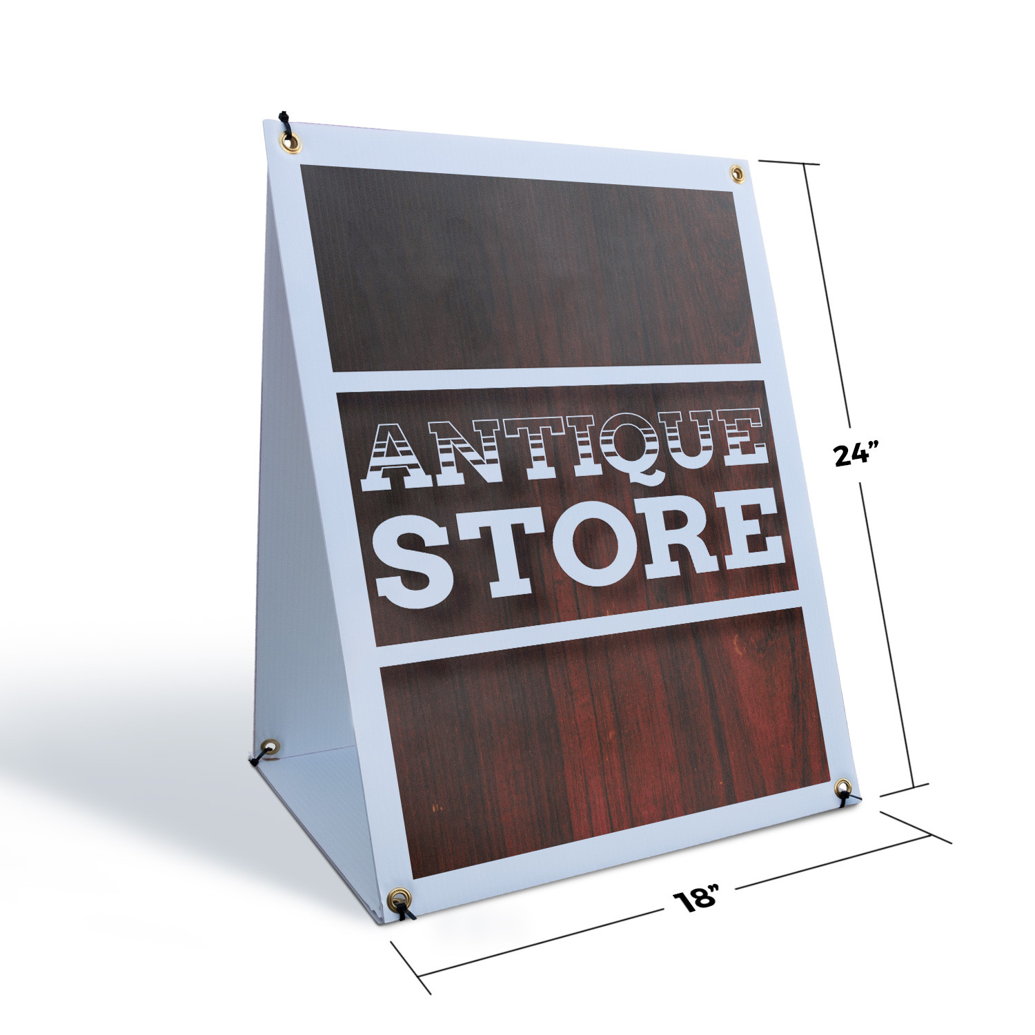 Antique Store A-Frame Sidewalk Sign Vintage Goods Collectibles Home Decor