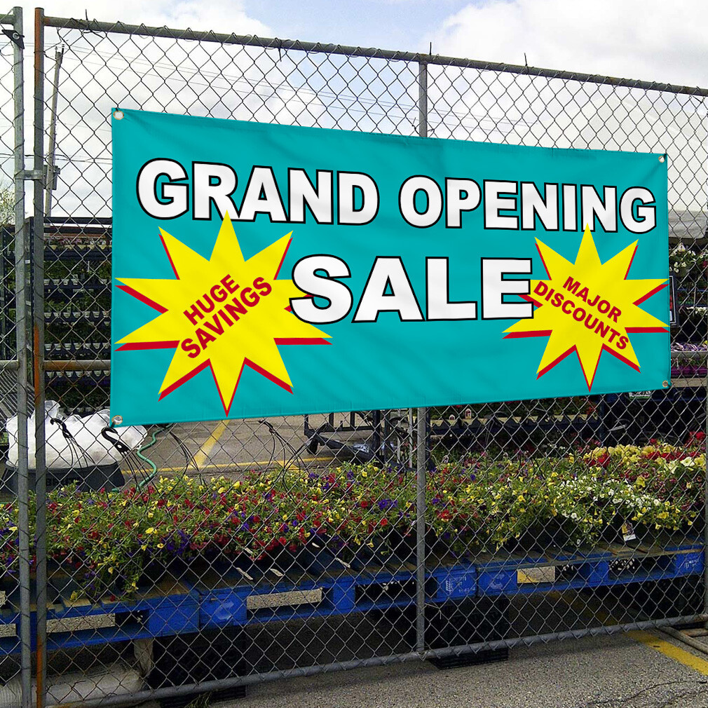 Vinyl Banner Multiple Sizes Business Outdoor Weatherproof Industrial Yard Signs