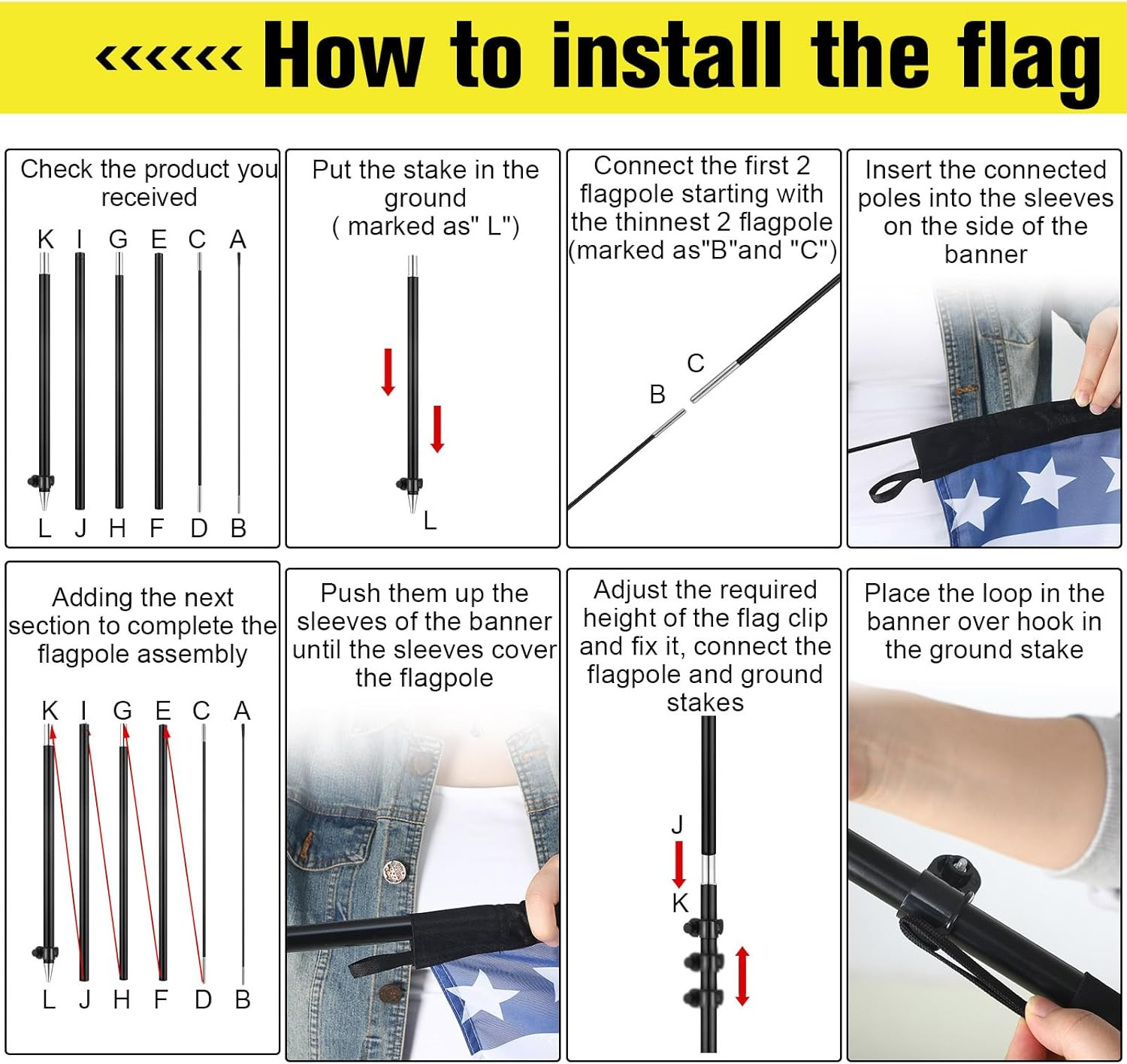 3 Pcs Used Cars Flag 7 X 5.4 Ft Car Auto Dealer Swooper Feather Flags Kits Set A