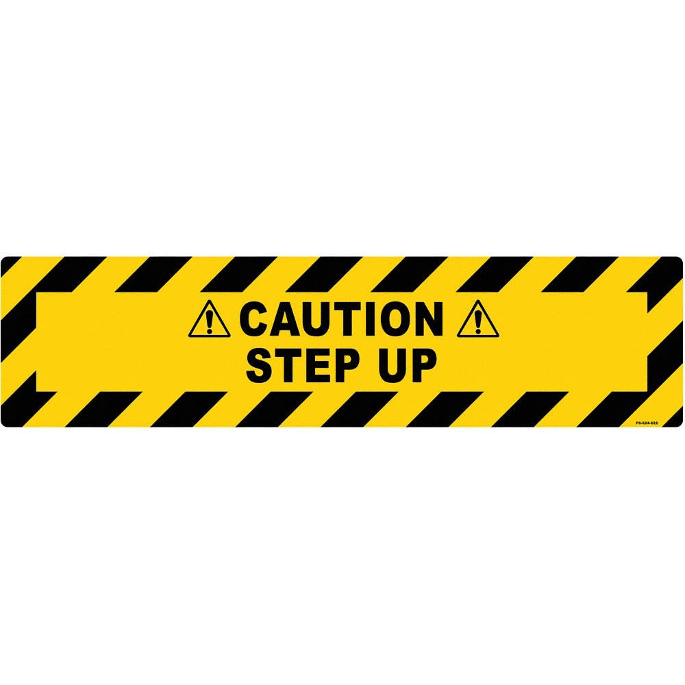 STRANCO INC FS-624-622 Anti-Slip Floor Sign,6 inx24 in,Vinyl 484P41