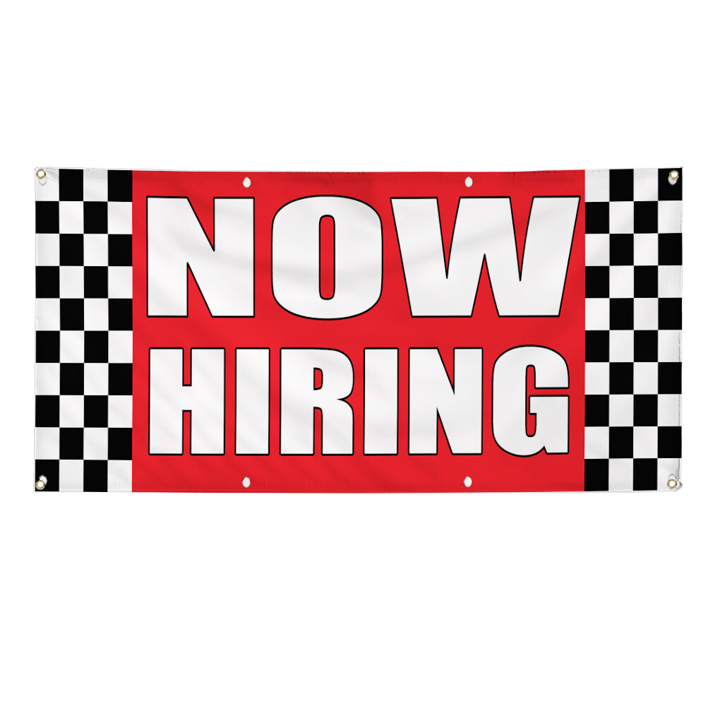Vinyl Banner Multiple Sizes Now Hiring Auto Body Shop Car Repair A Business