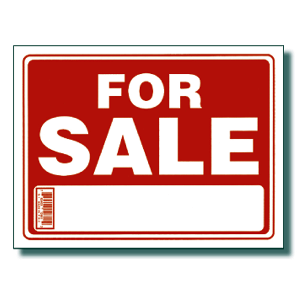 10 Pcs 9 x 12 Inch Red & White Flexible Plastic  » For Sale  » Sign