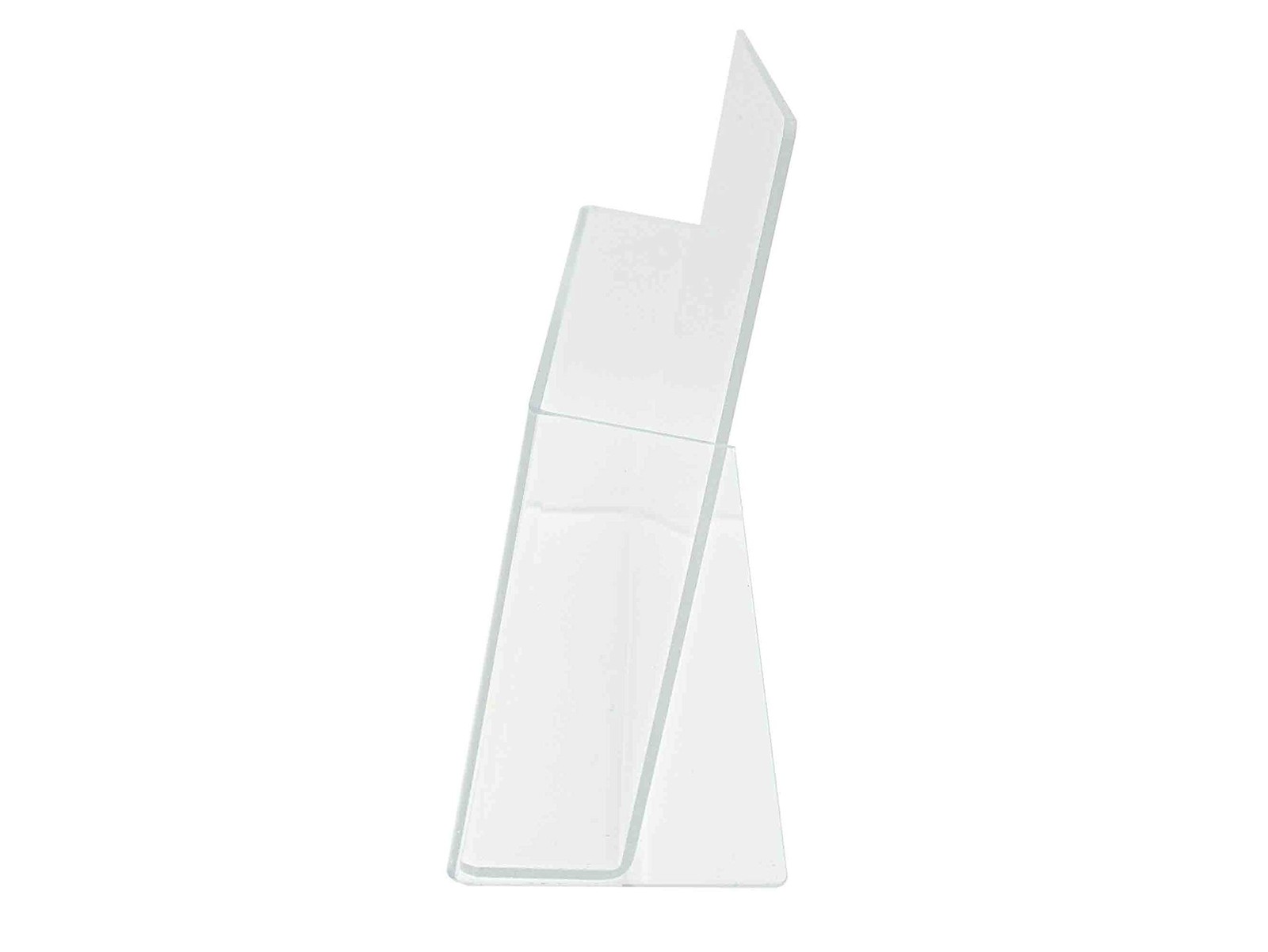 Marketing Holders Magazine Holder Display Rack 11&Prime;W Single Pocket, Clear