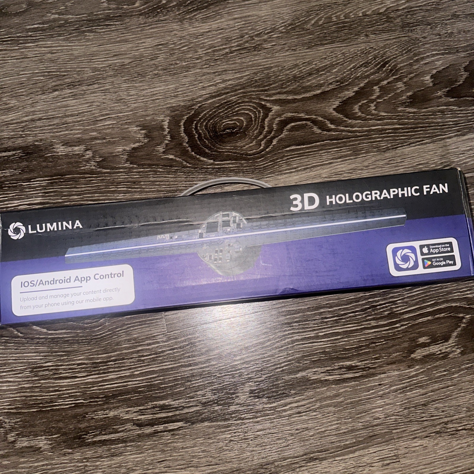 Lumina 3D Holographic Fan LED Advertising Display WiFi App Control New