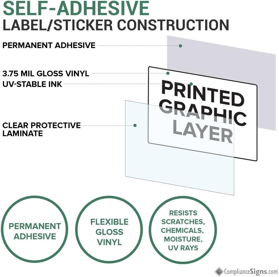 com NOTICE Private Trash Container No Public Dumping Bilingual OSHA Safety La…