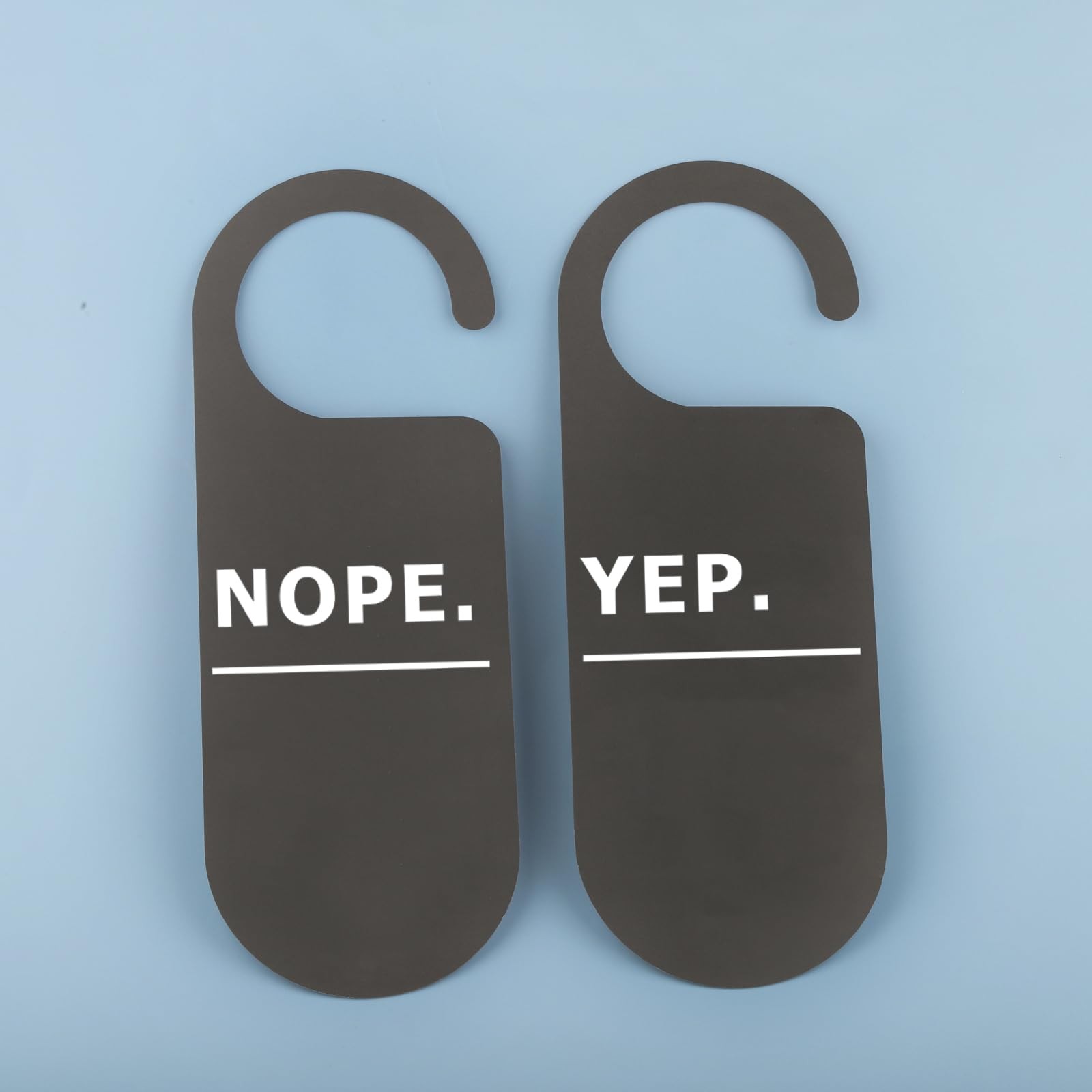 2 Pcs Nope Yep Do Not Disturb Sign Work Door Hanger Office Sign (Double Sided…