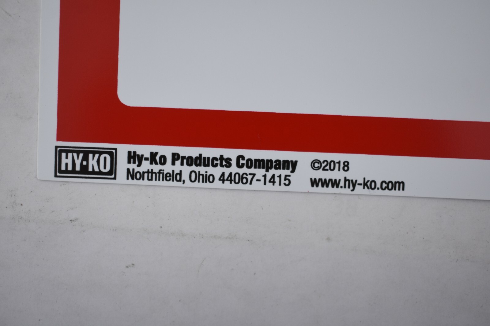 Lot Of 5 Hy-Ko Products Red Informational 9&Prime; x 12&Prime; House For Sale Yard Sign