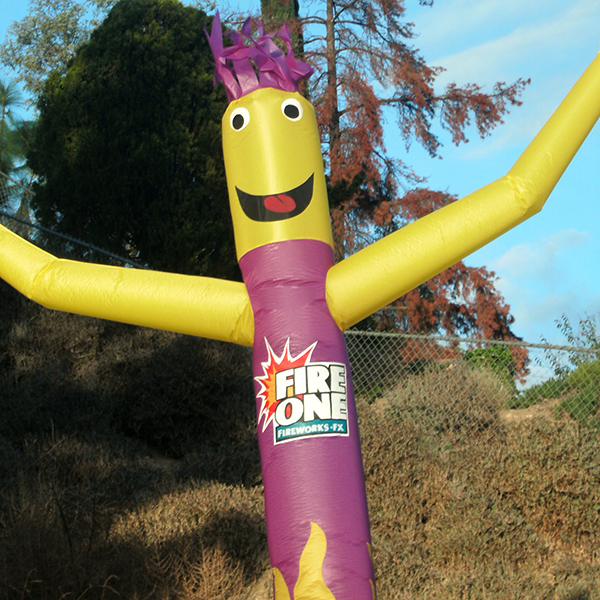 15&prime; Custom Wind Dancer Air Puppet Sky Wavy Man Dancing Inflatable Tube + Blower