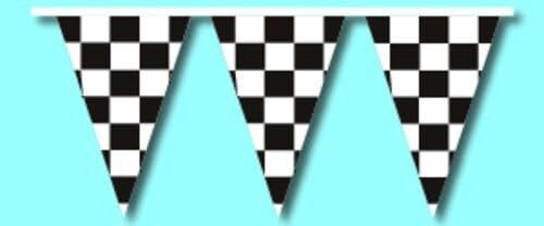High Quality Checkered Race Track Starter Pennants | Weather Resistant | Sturdy