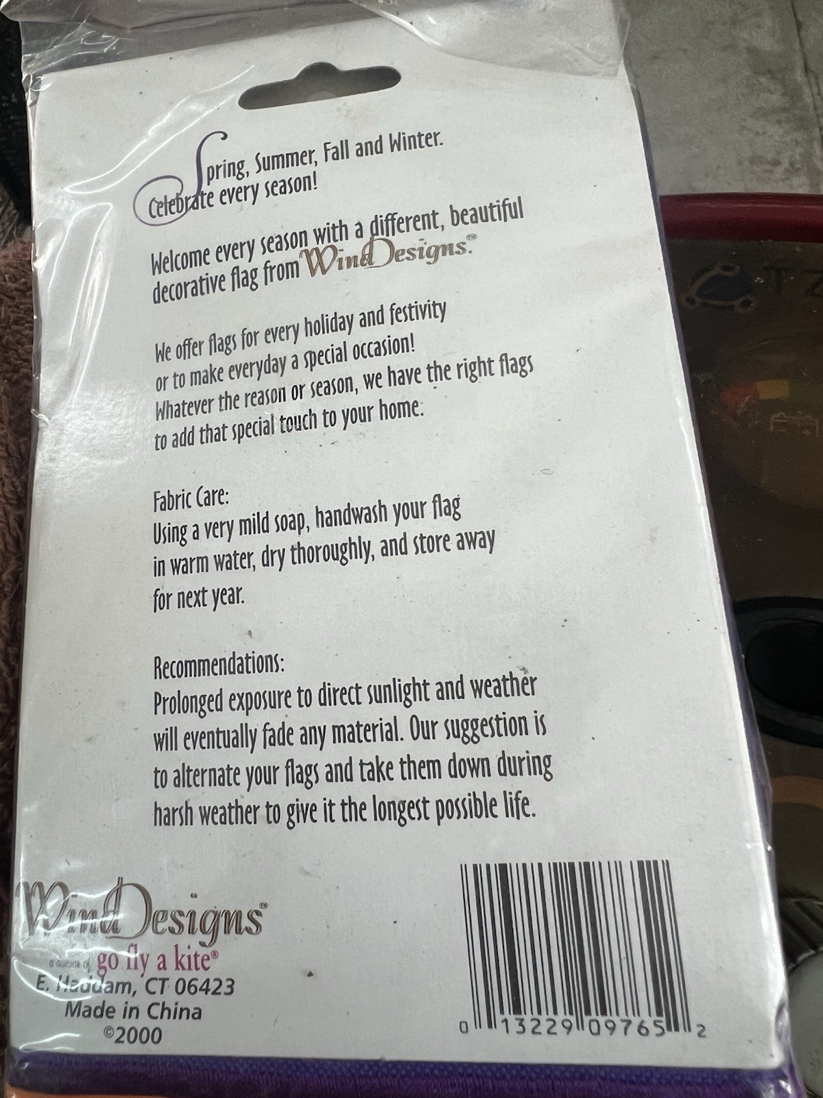 NEW OPEN FLAG MULTI-COLR FLYS W/LITE WIND #9765 DURABLE OXFORD NYLON 28” By 48”I