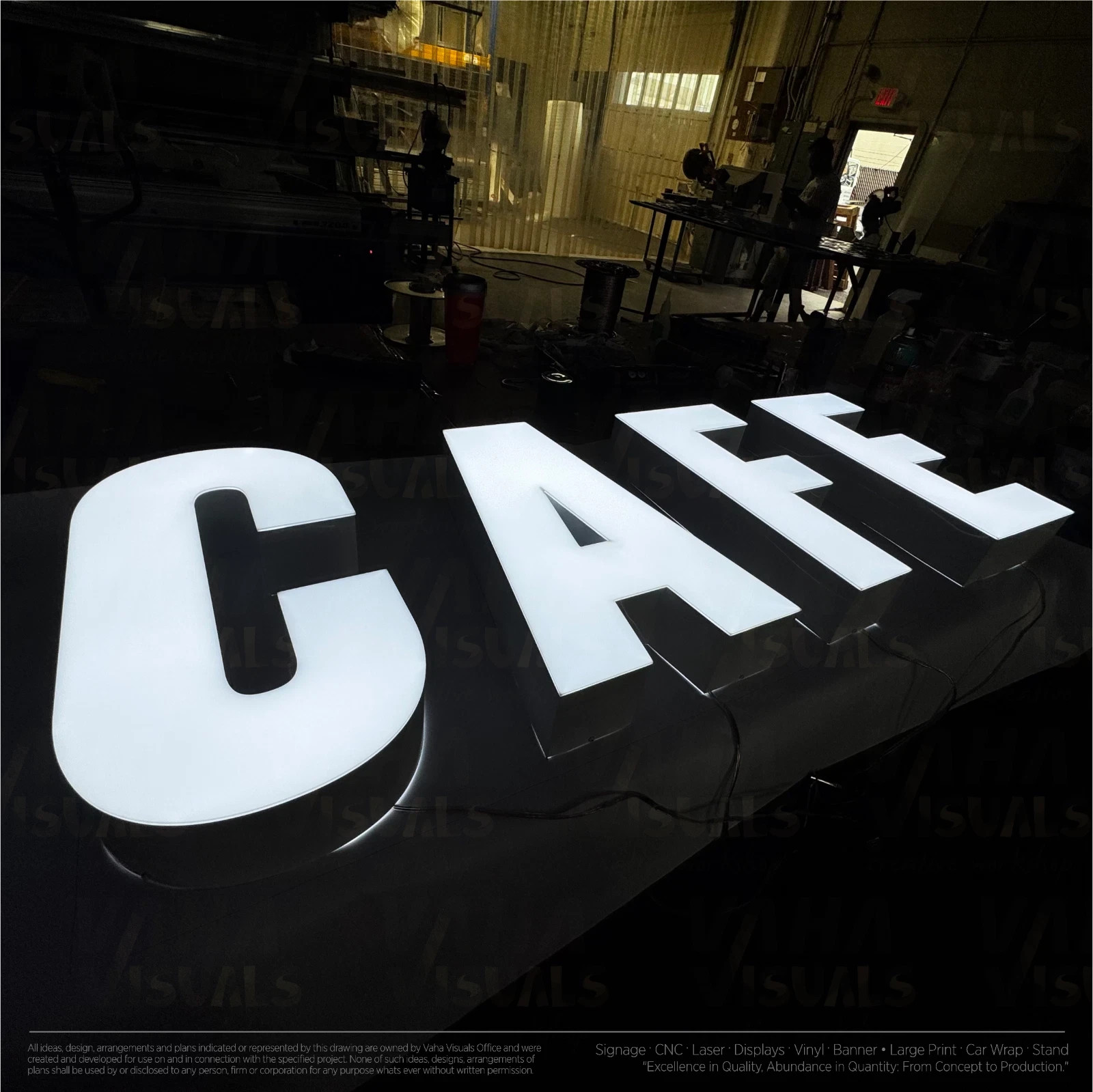 Jersey Auto Repair LED Channel Letters – Custom Outdoor Storefront Business Sign