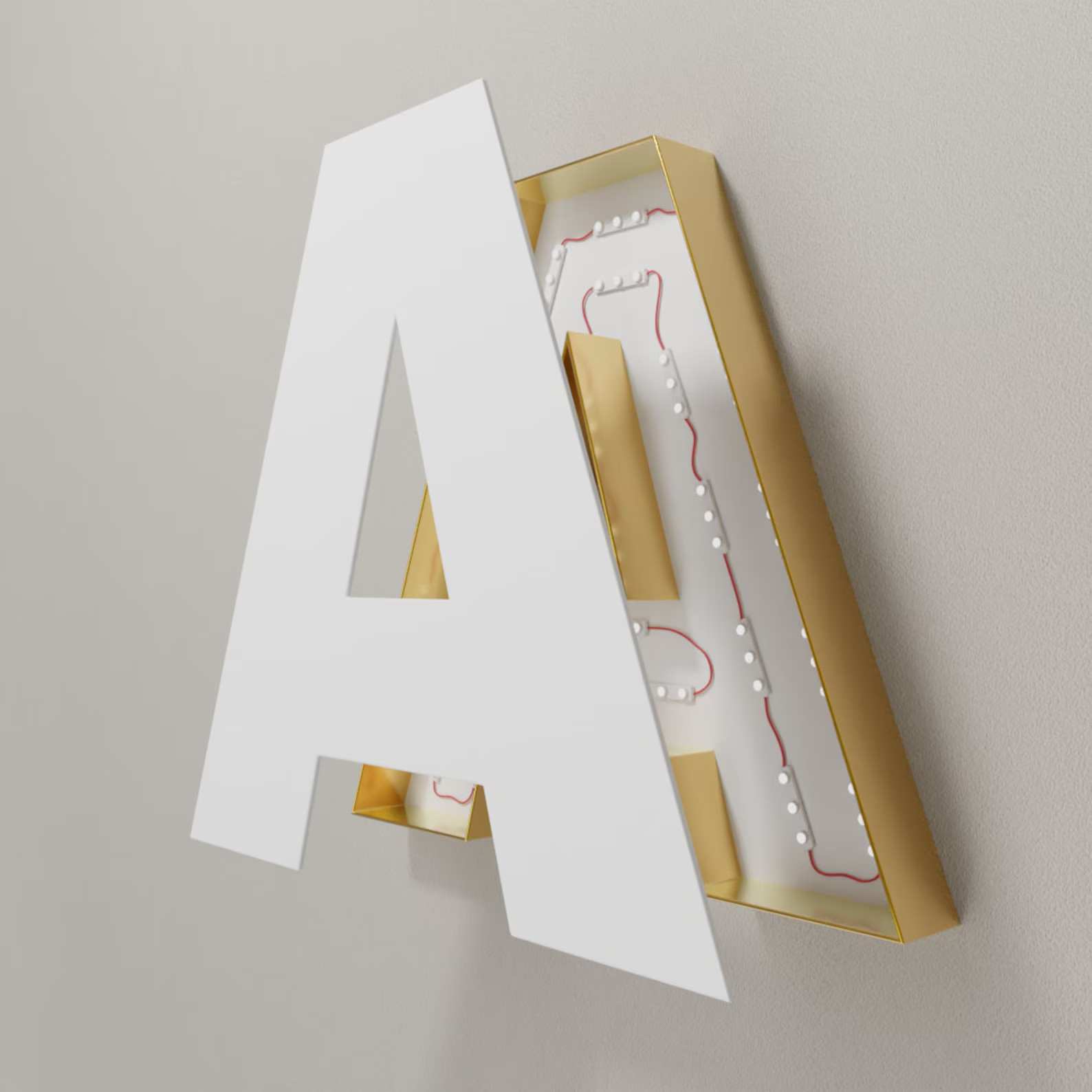 𝑵𝓙̶ Custom 3D Channel Letters LED Front Lit Storefront Indoor Outdoor Sign