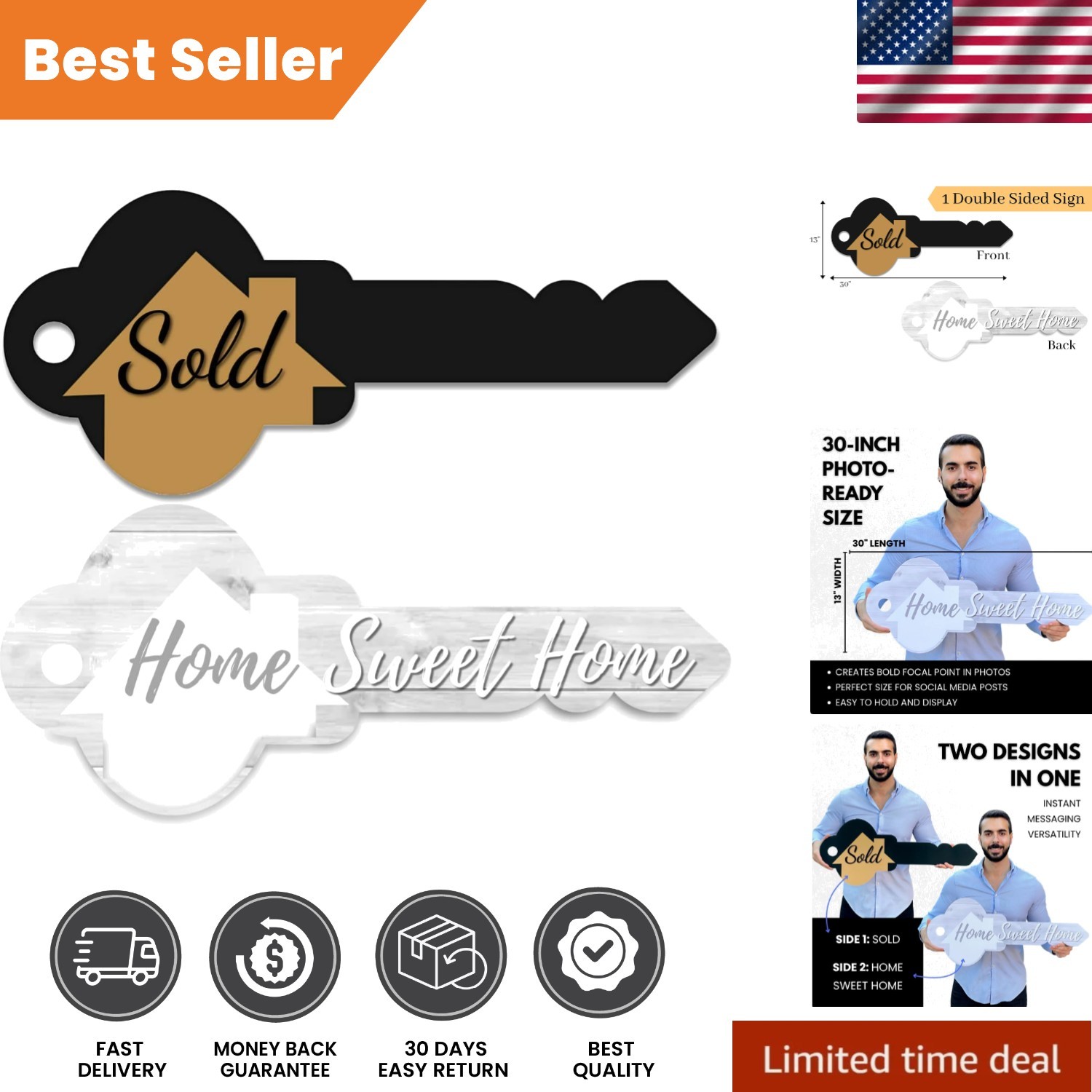Photo-Ready 30 » Sold Sign & &lsquo;Home Sweet Home&rsquo; Prop – Realtor Marketing Tool