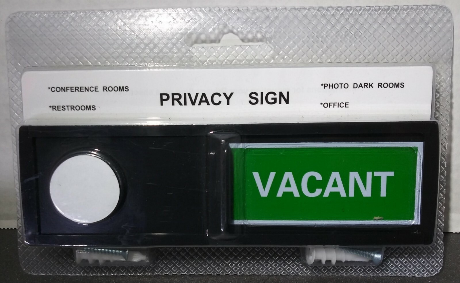 Privacy Sign Vacant Occupied Use Privacy Room Sign Indicator For Home Office NEW