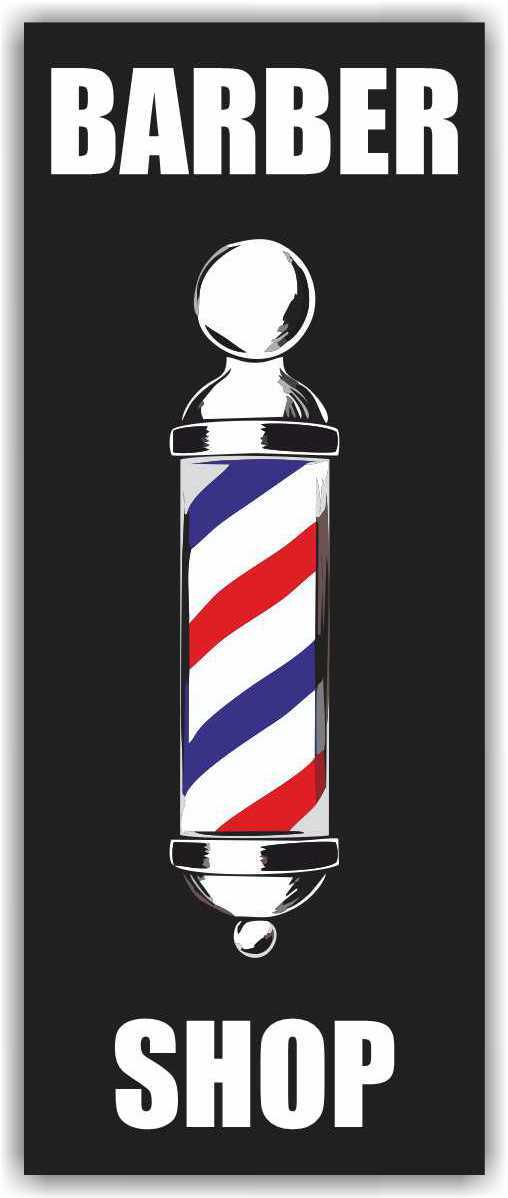 BARBER OPEN Advertising Banner Vinyl Mesh Sign shop beauty salon cut nail hair