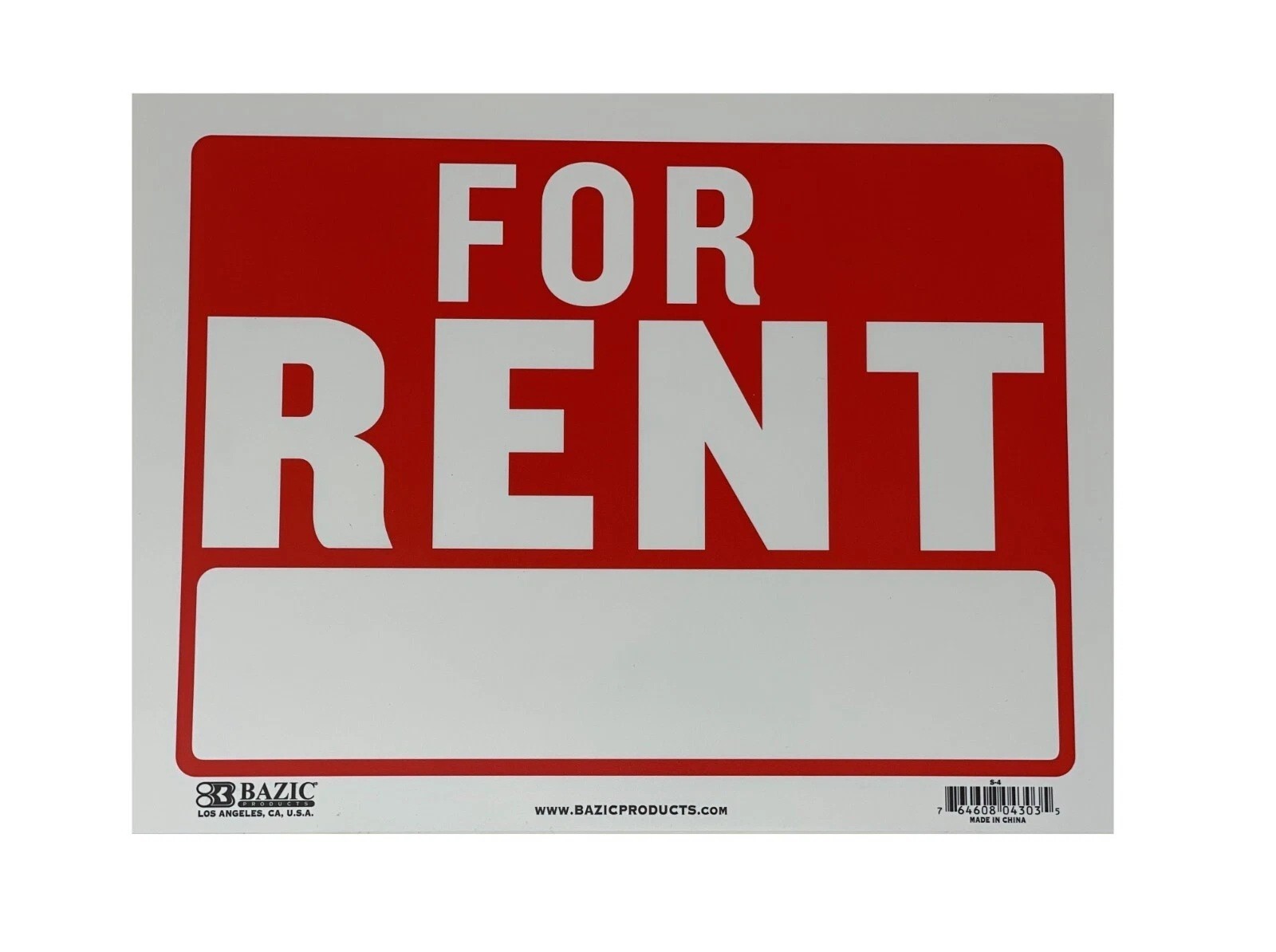 10 pack For Rent Sign, 9×12 in Weather resistant Home Apartment rental sign