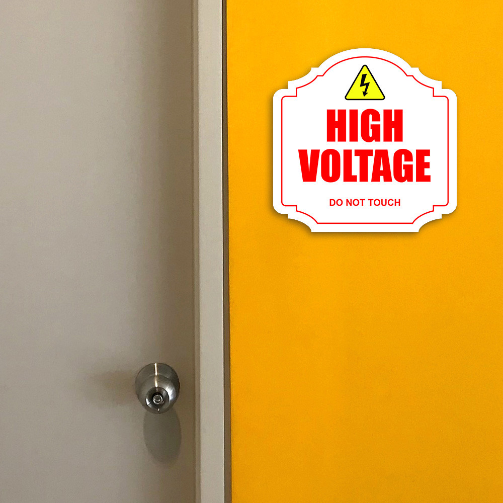 Heritage Plus High Voltage – Do Not Touch Wall or Door Sign | Business Signage