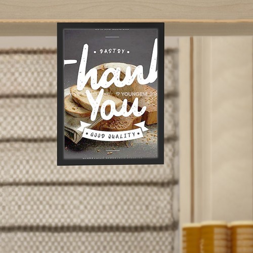 A2 LED Movie Poster Frame Lightbox Menu Board Frame Advertising Display Frame