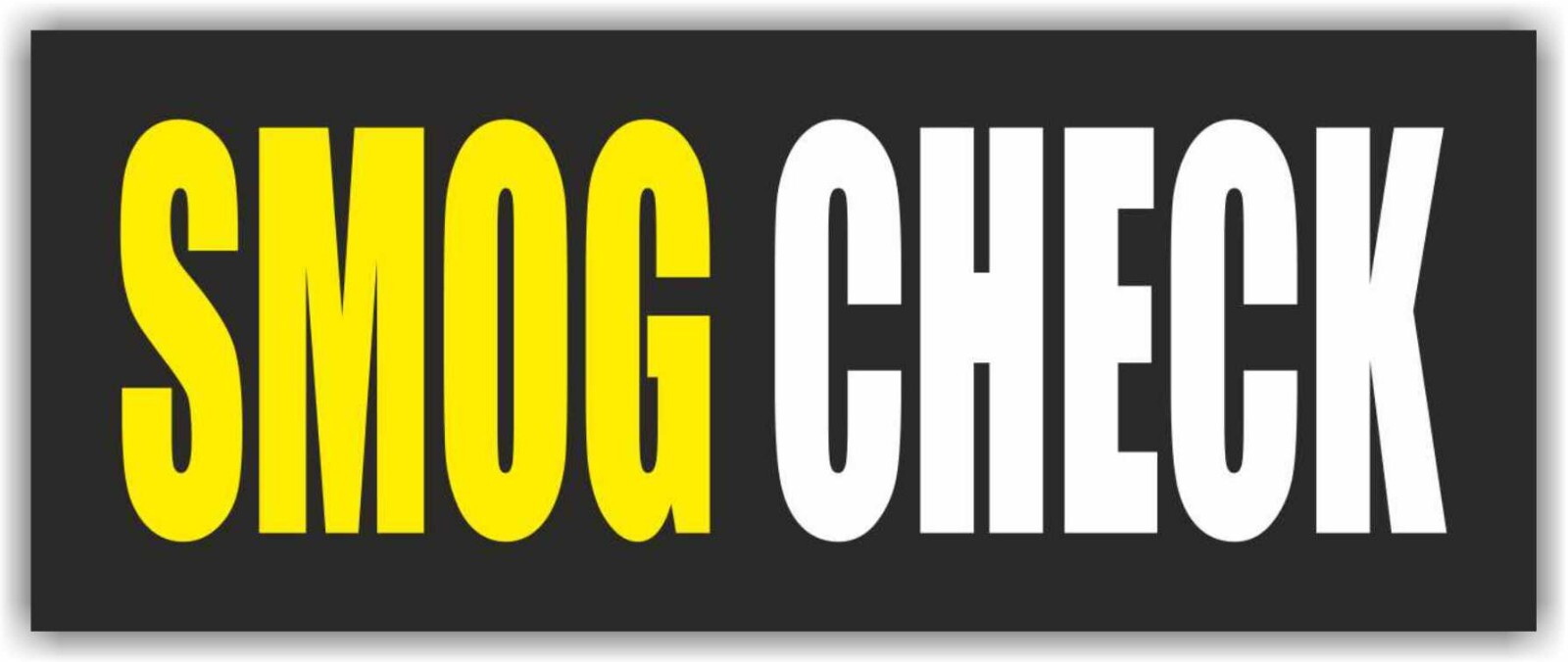 SMOG CHECK Advertising Banner Vinyl Mesh Sign auto repair service car diagnostic
