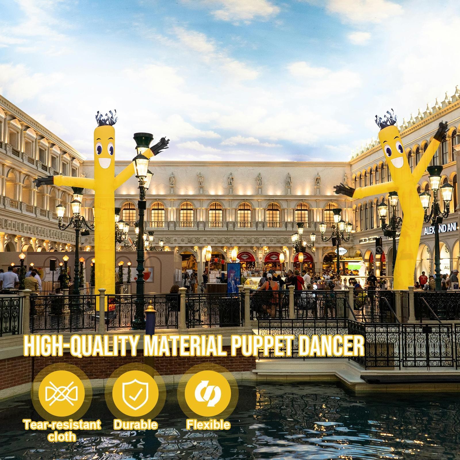 20FT Inflatable Puppet Dancer with 1 HP Blower – Complete Set for Events