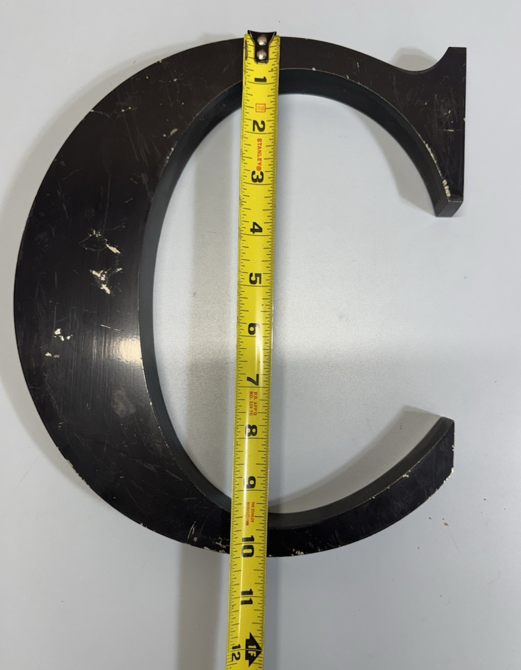 Gemini Inc 10” Cast Aluminum Architectural Letter Sign Black Commercial Letters